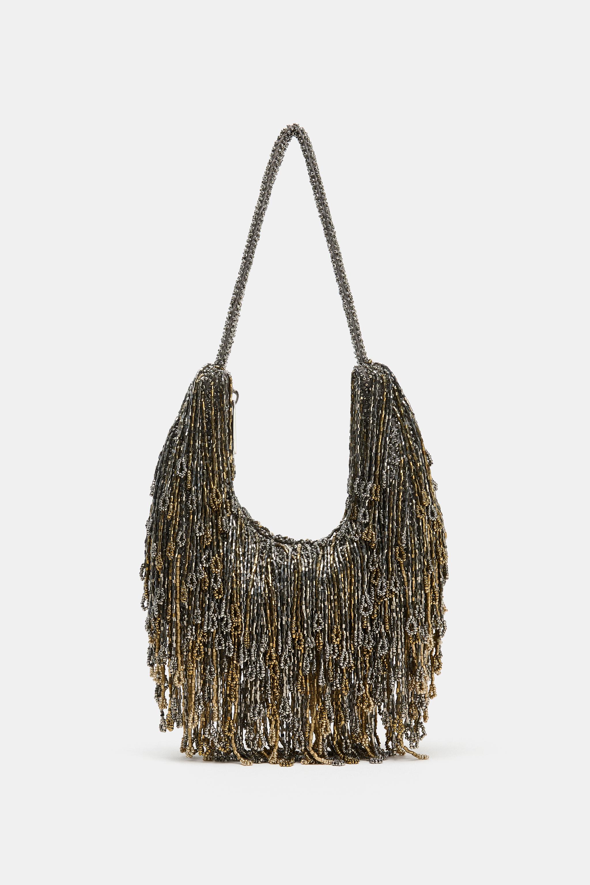 FRINGED SHOULDER BAG