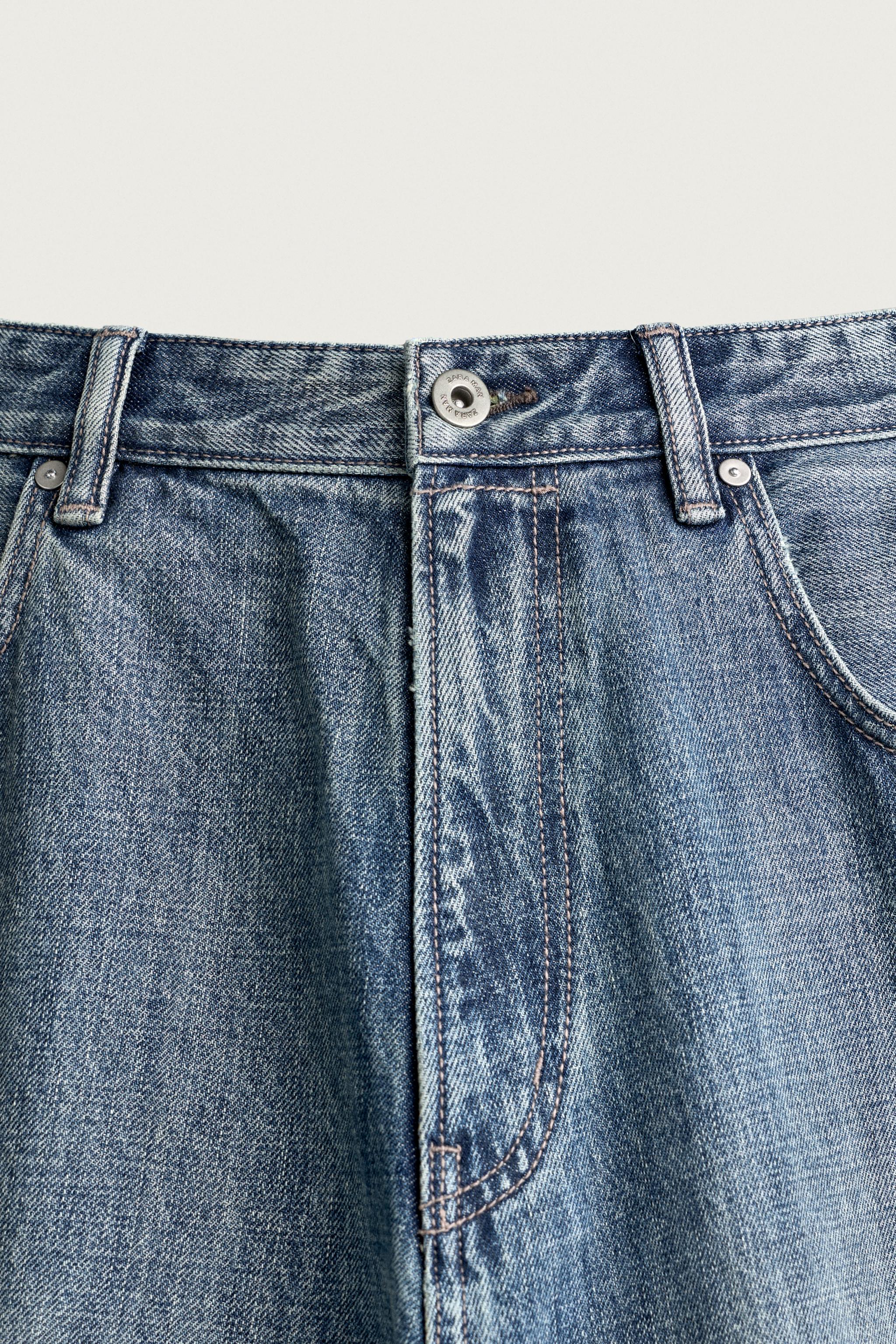 Мужские джинсы Zara BAGGY FIT JEANS — фото 8