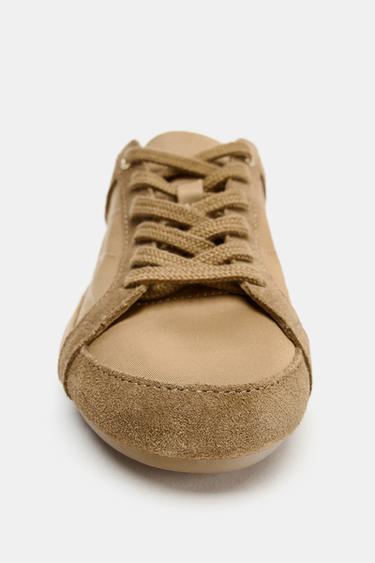 SOFT DERBY TRAINERS - Brown by Zara - Image 2