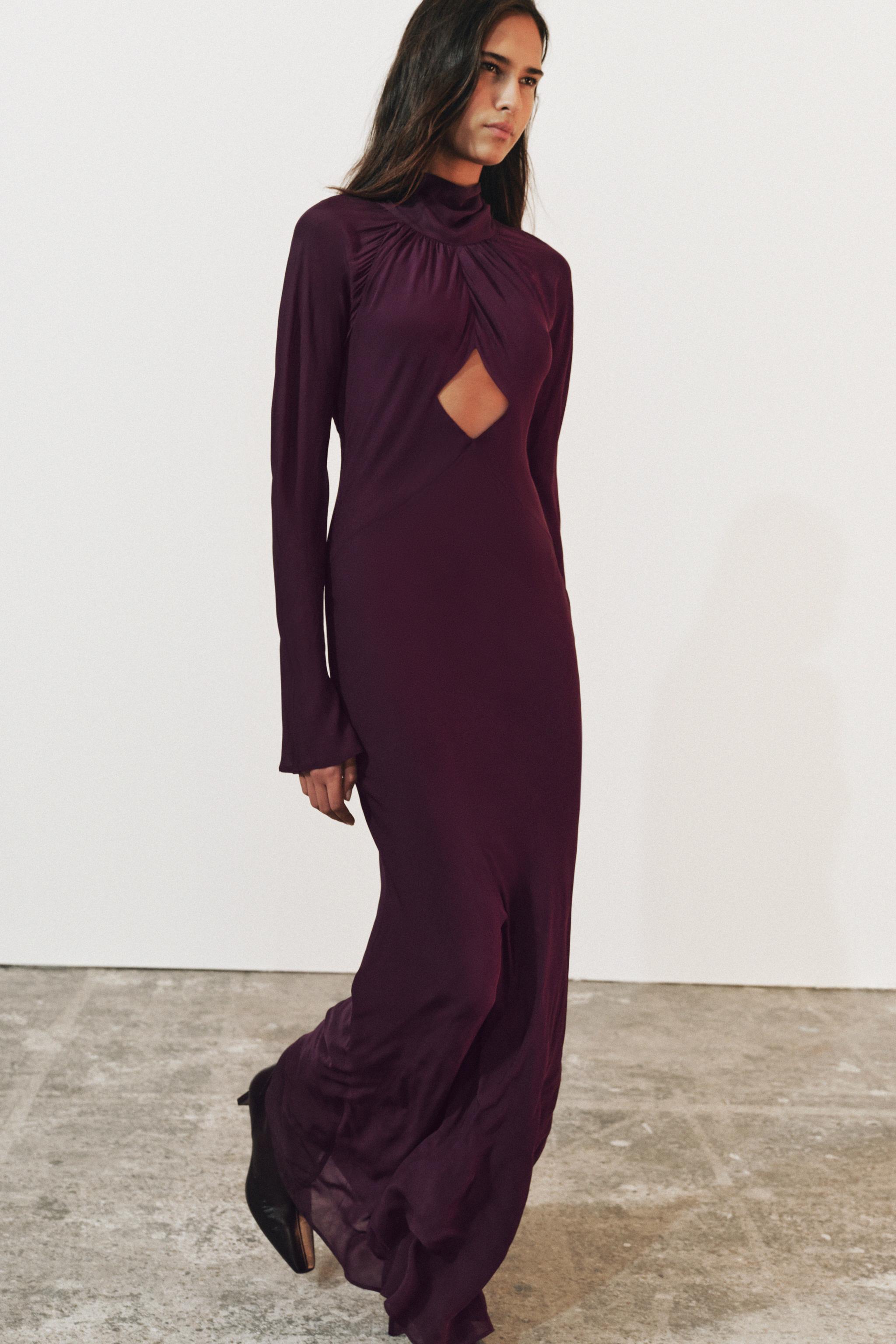 ZW COLLECTION CUT-OUT MAXI DRESS