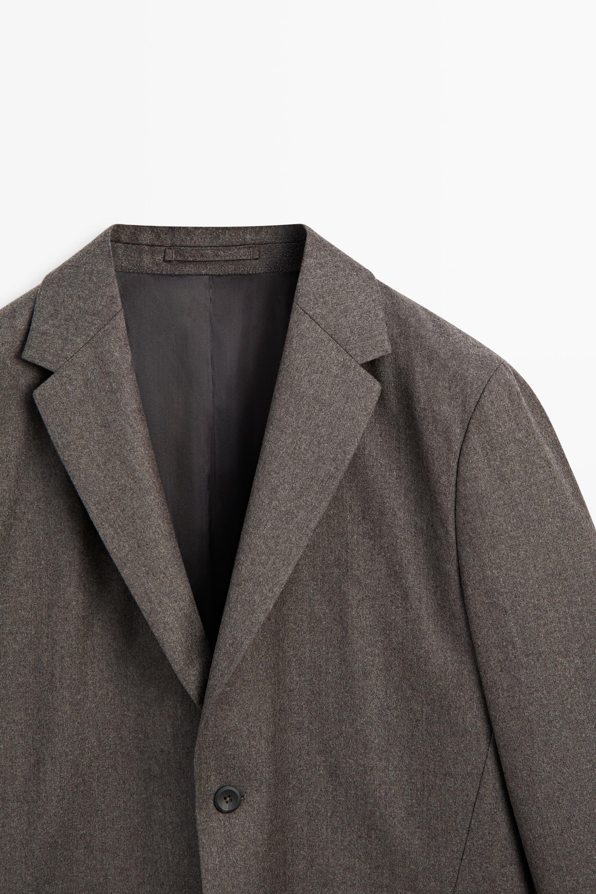 100% wool suit blazer
