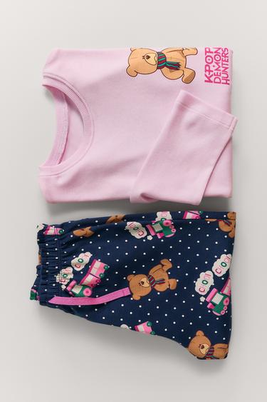 6-14 ЛЕТ/ ПИЖАМА KPOP DEMON HUNTERS™ NETFLIX © — РОЗОВЫЙ от Zara