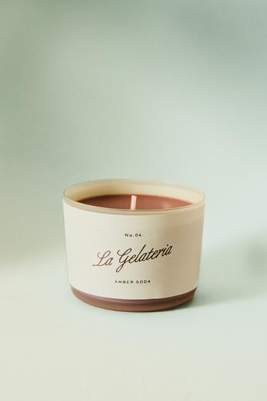 (150 G) BOUGIE PARFUMÉE AMBRE SODA - Marron clair de Zara