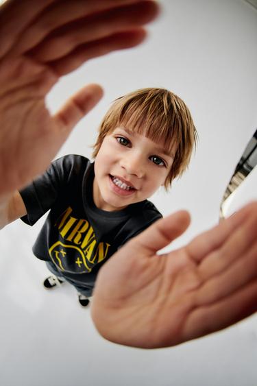 NIRVANA ® PRINT T-SHIRT - Anthracite grey by Zara