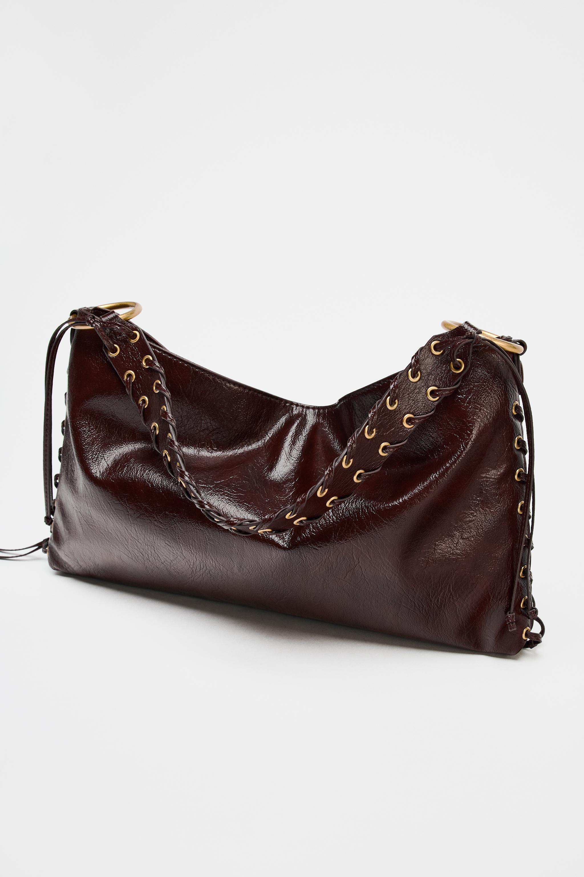 【CERRIC】 25SS/EYELET SHOULDER BAG (2COLORS) ZARA WOMAN SS25 BROWN EYELET SHOULDER BAG 6244/510 | eBay