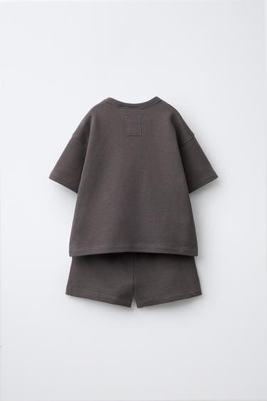BASIC JOGGING SET - Taupe grey by Zara