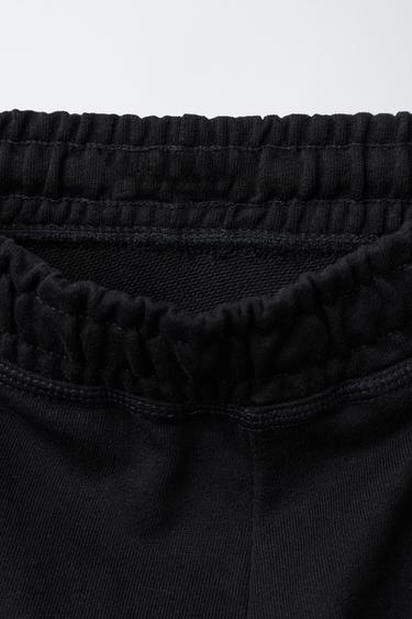 PLUSH CARGO TROUSERS - Black by Zara - Image 2