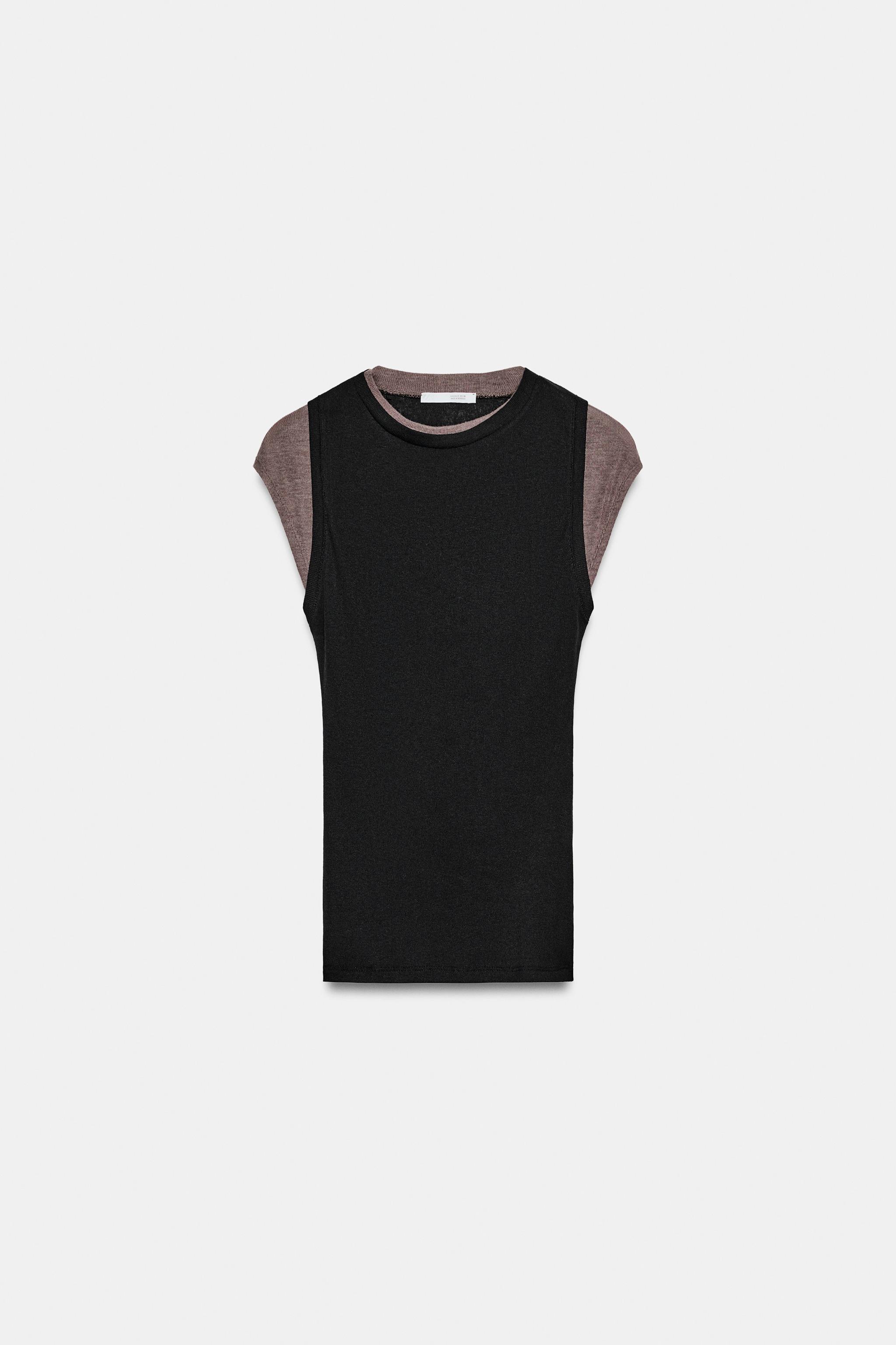 DOUBLE CONTRAST EFFECT TOP