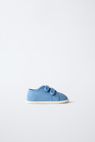 BAREFOOT COTTON PLIMSOLLS - Blue by Zara