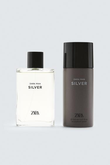 Zara SILVER EDT 90毫升(3.04液量盎司)+ DEODORANT SPRAY EDC 150毫升(5.07液量盎司) - 明淺棕色