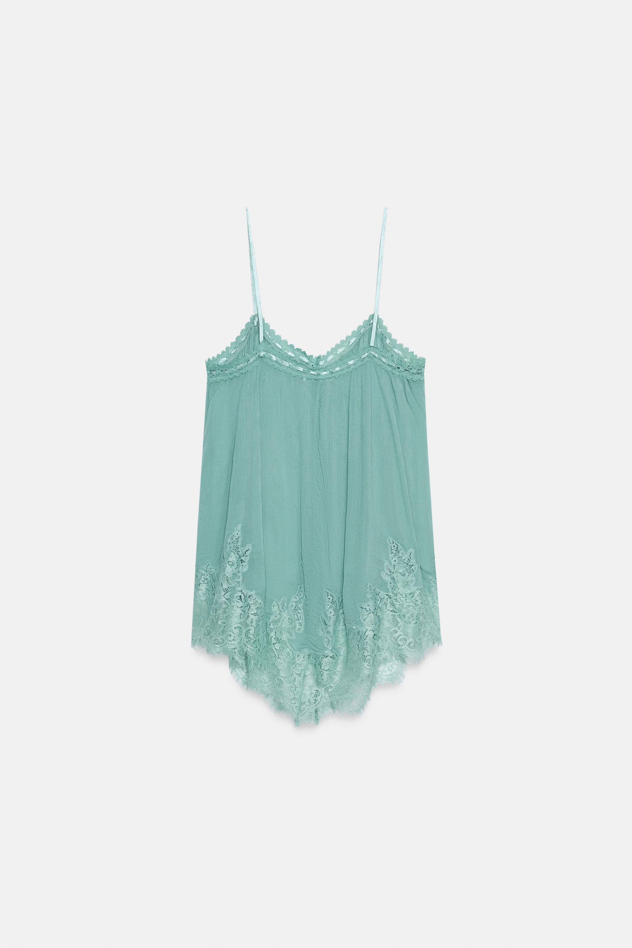 LACE STRAP TOP ZW COLLECTION