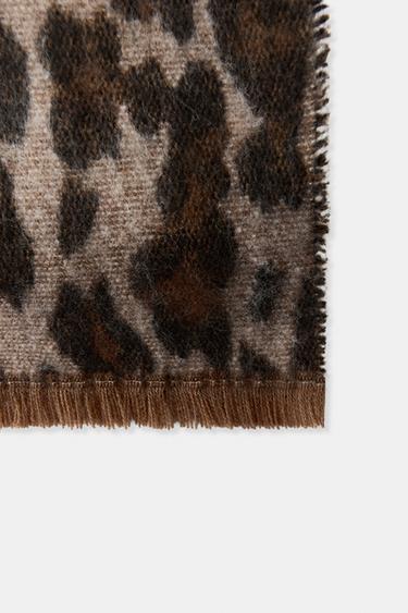 FOULARD JACQUARD À IMPRIMÉ ANIMAL - Leopard de Zara - Image 3