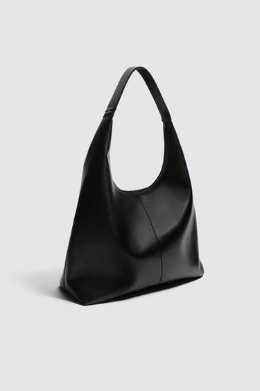 PLAIN TOTE BAG - Black by Zara - Image 3