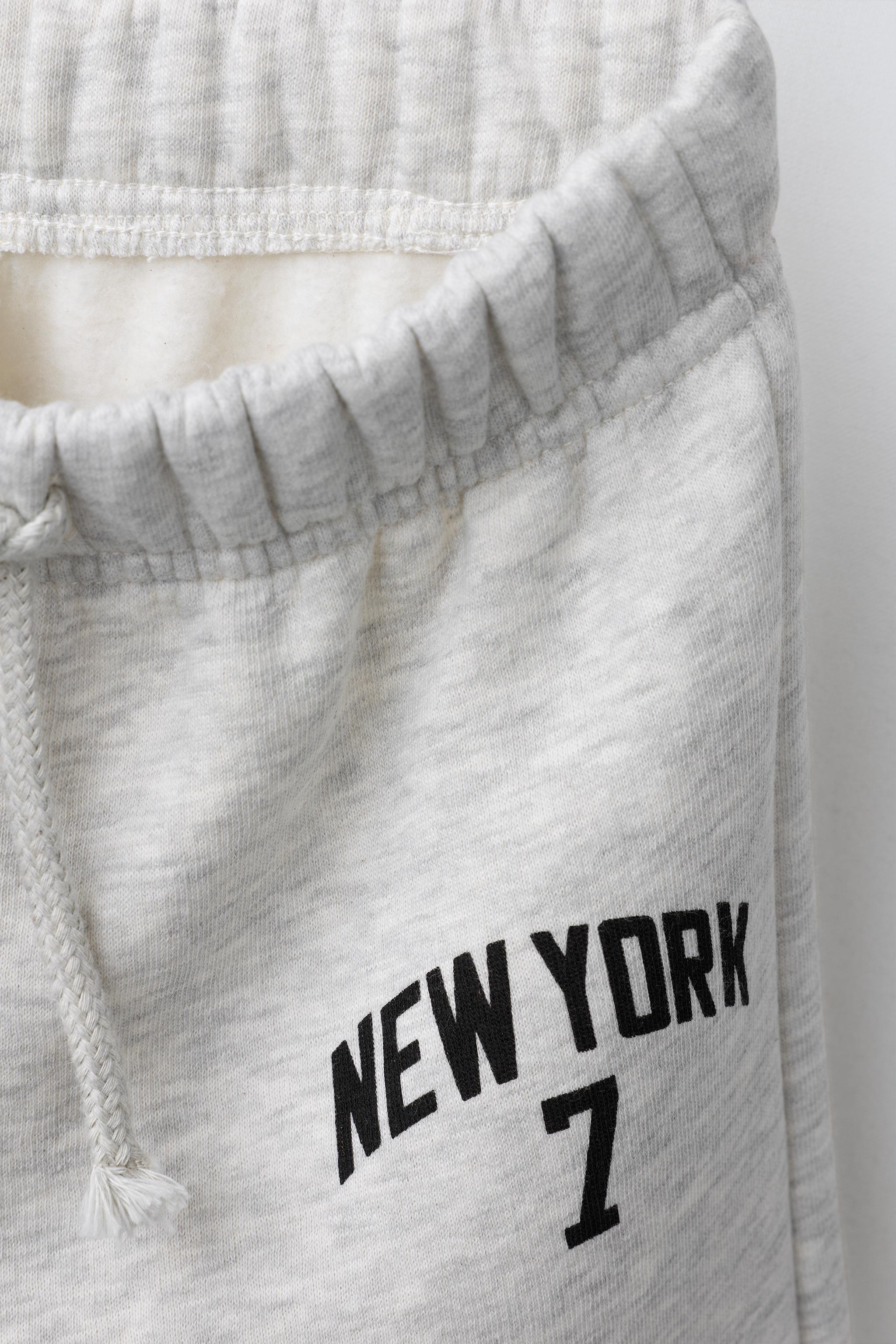 PRINTED WIDE LEG PANTS