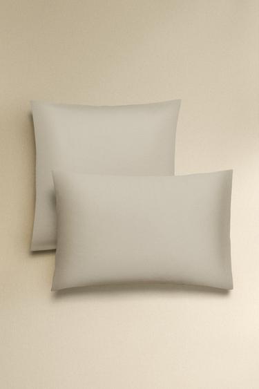 SATEEN PILLOWCASE (1000 THREAD COUNT) - Grey by Zara