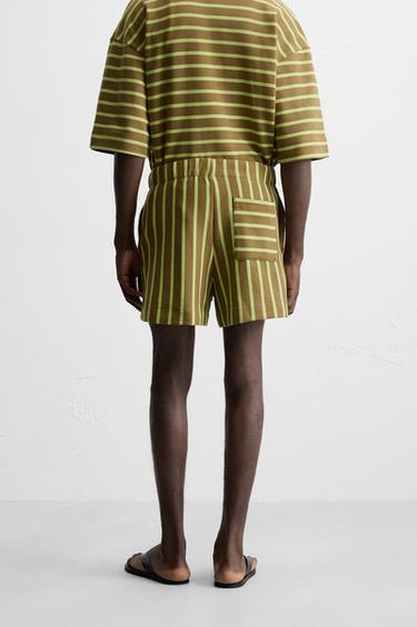 STRIPED BERMUDA SHORTS - Multicoloured by Zara - Image 2