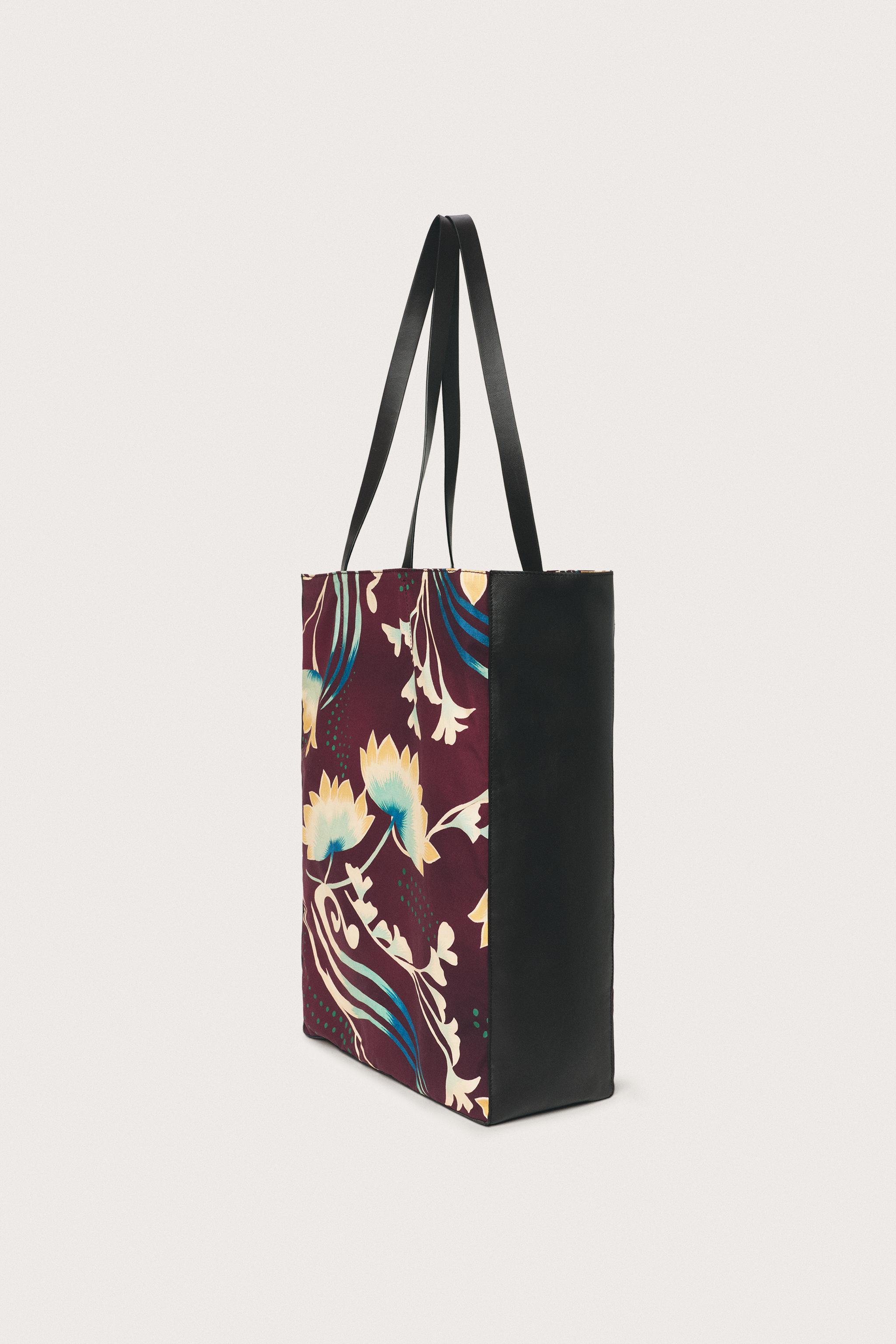 LIMITED EDITION LEATHER DETAIL SHOPPER BAG
