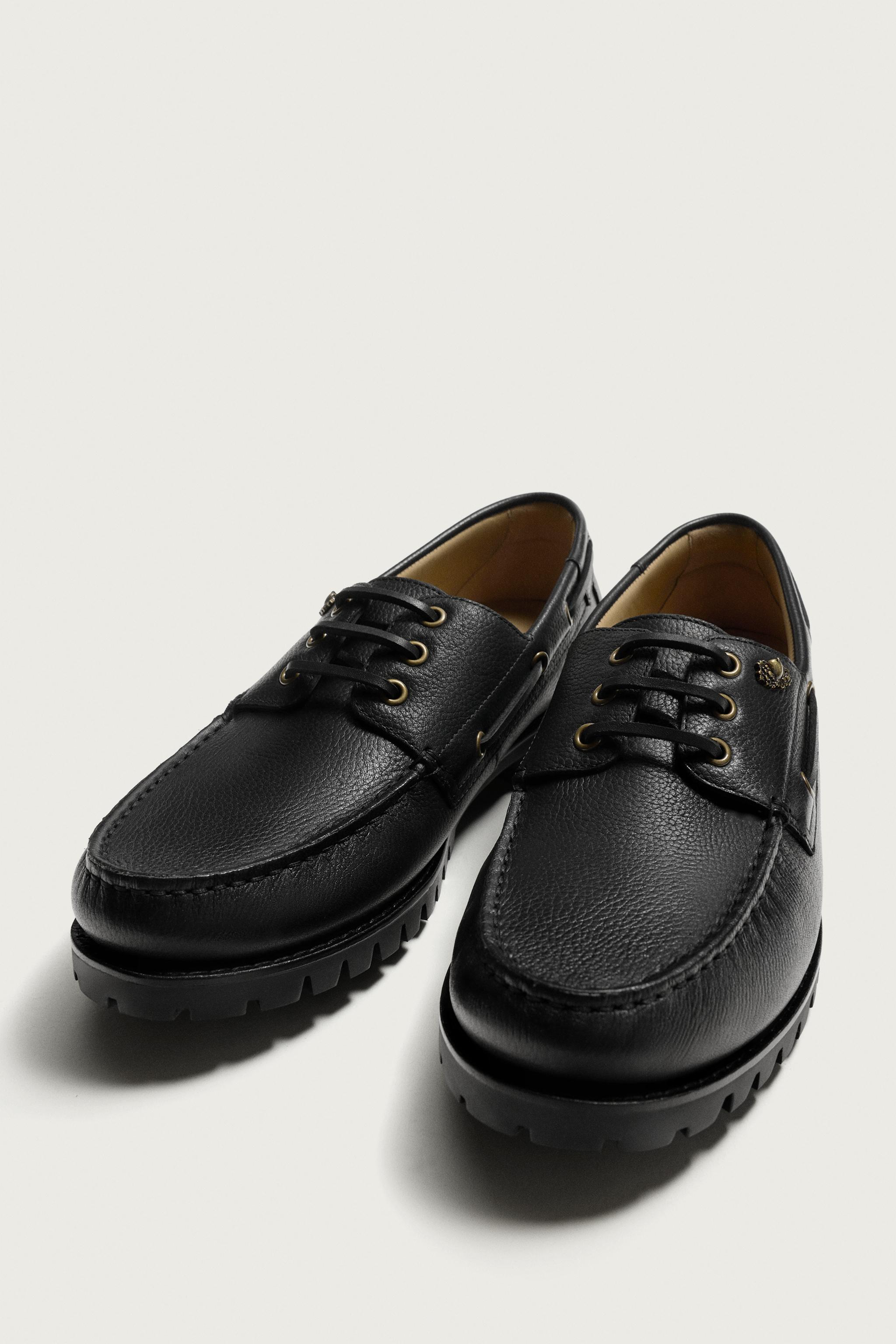 CHAUSSURES BATEAU EN CUIR FRUIT OF THE LOOM™