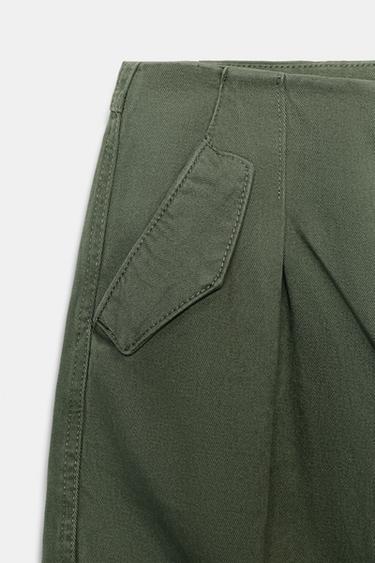 PANTALON CARGO TAILLE NORMALE - Kaki de Zara - Image 8