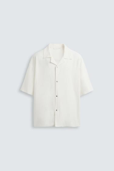 TEXTURED RELAXED FIT SHIRT - White by Zara