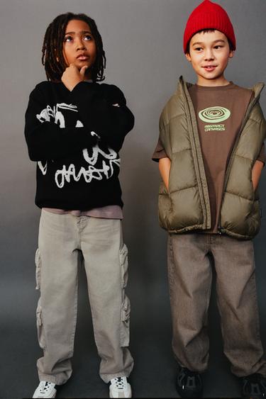 CHALECO ACOLCHADO - Khaki de Zara