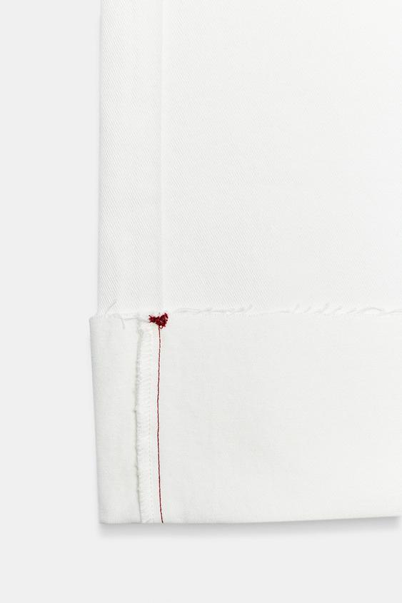 JEAN Z1975 BARREL TAILLE NORMALE REVERS - Blanc de Zara - Image 10