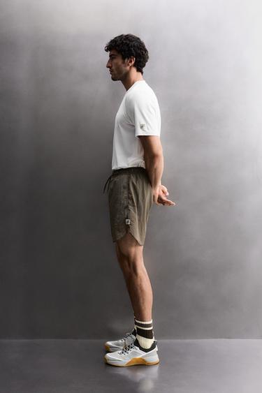 SHORT 2 EN 1 TRAINING - Marron de Zara - Image 3