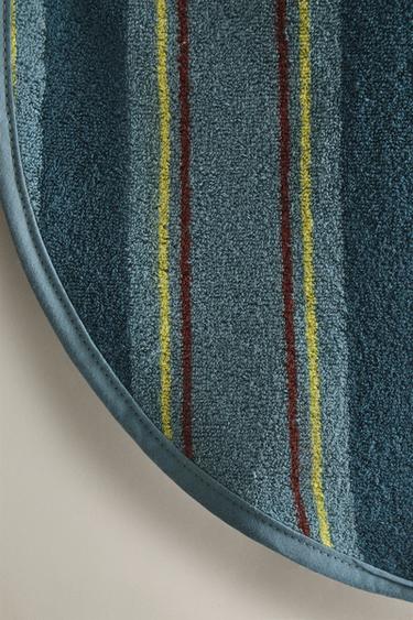 CHILDREN'S STRIPED BEACH PONCHO - Blue by Zara - Image 2