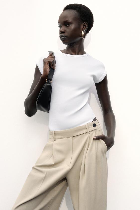 ZARA  Scoop neck long sleeve bodysuit - Chocolate – The Valencia Label
