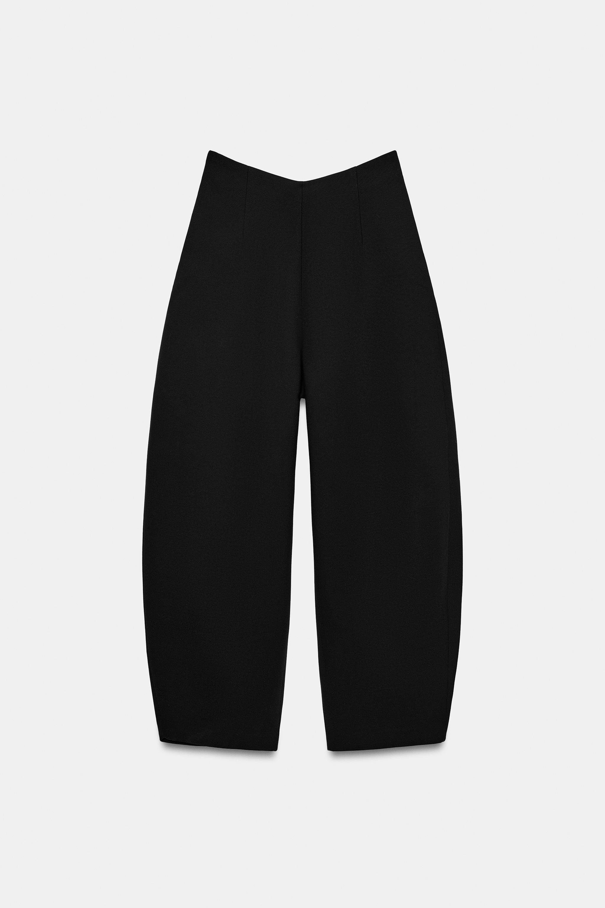 Женские брюки Zara HIGH-RISE BALLOON PANTS — фото 7