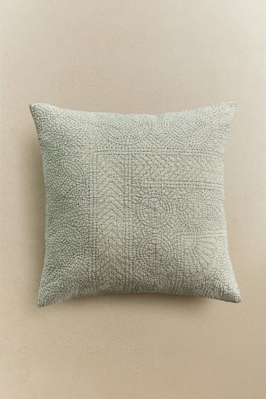 HOUSSE DE COUSSIN BRODERIES - Bleu clair de Zara - Image 5