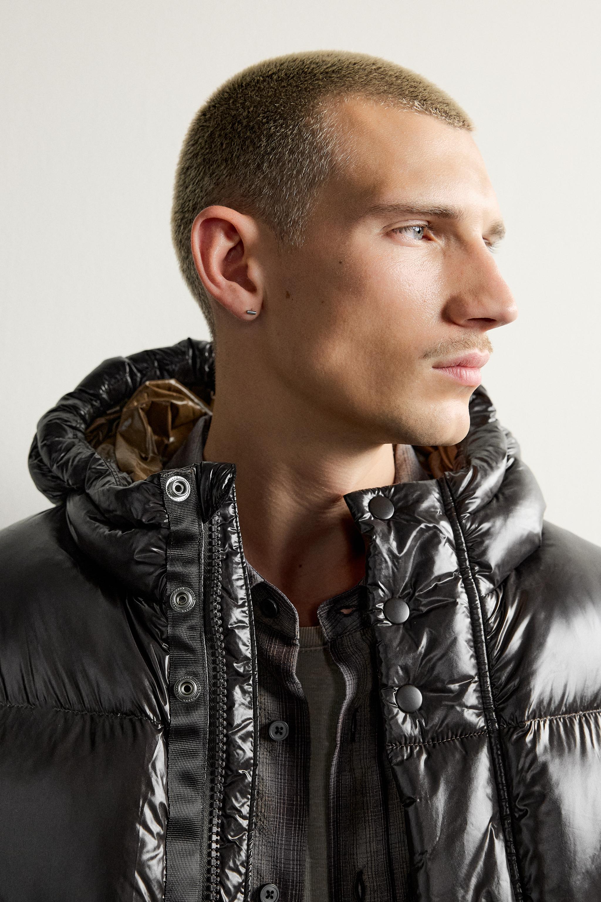 WATER-REPELLENT LONG 80% DOWN - 20% FEATHER JACKET
