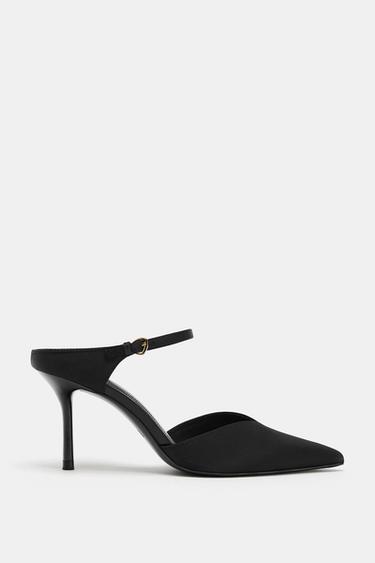 CHAUSSURES À TALONS AVEC DÉTAIL DE BOUCLE - Noir de Zara