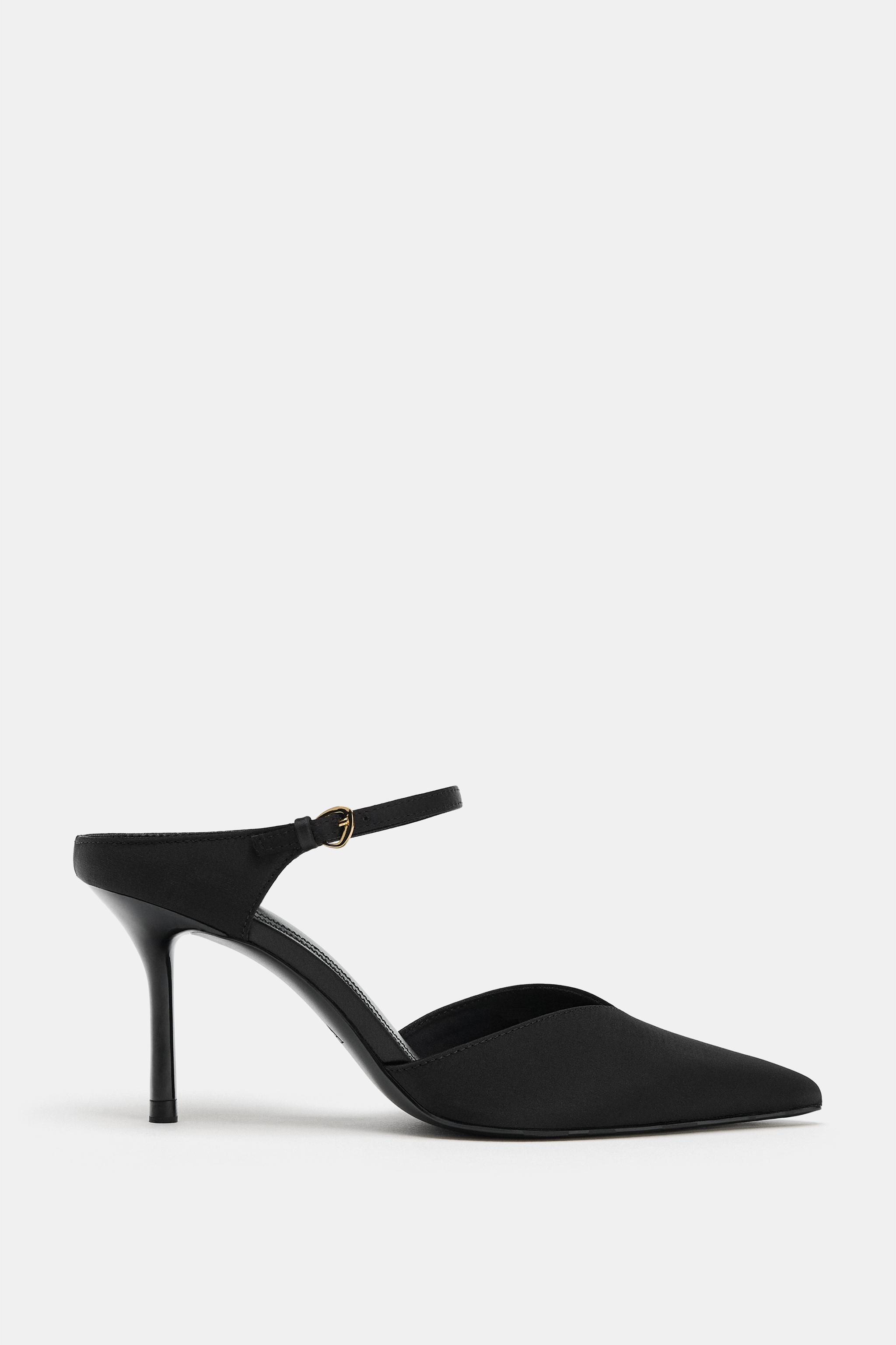 Женские туфли Zara BUCKLE DETAIL HEELS — фото 3