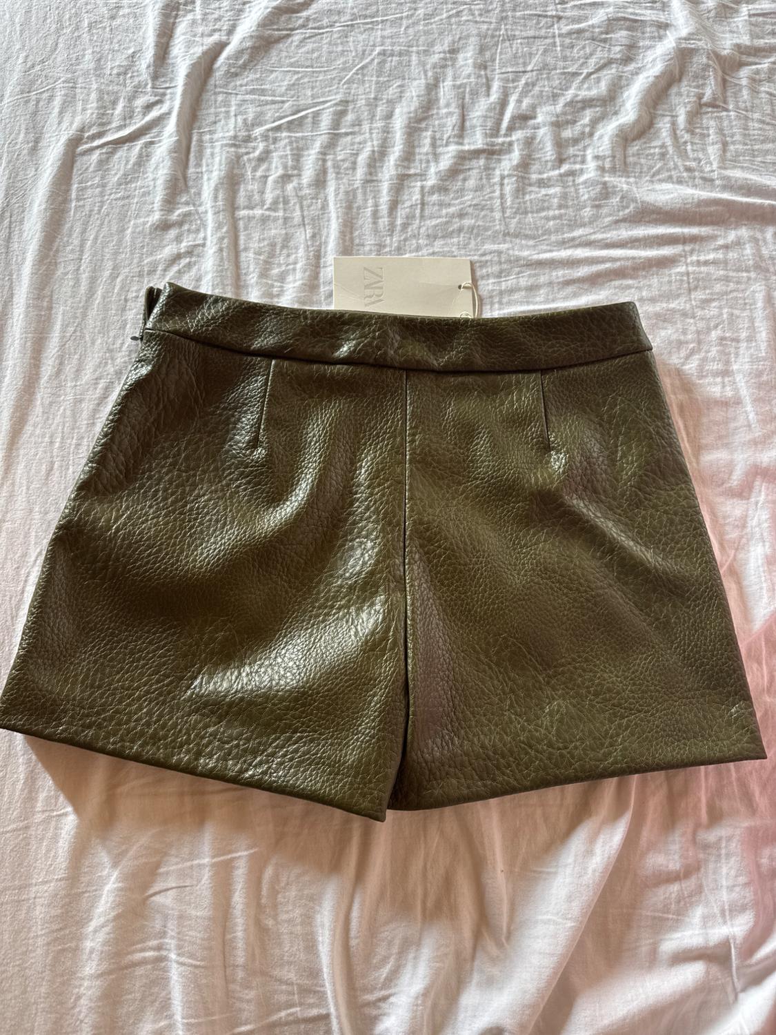 FAUX LEATHER WRAP SKORT - Image 2