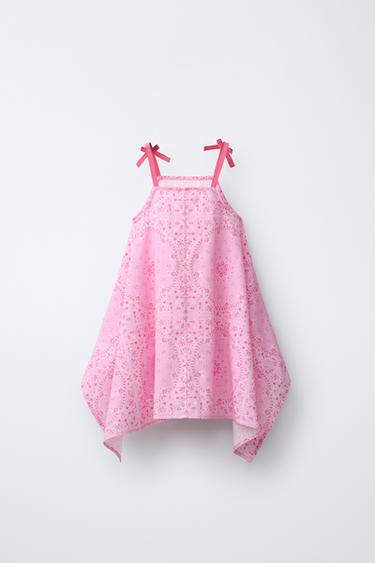 ASYMMETRIC PRINTED DRESS - Pink by Zara - Image 1
