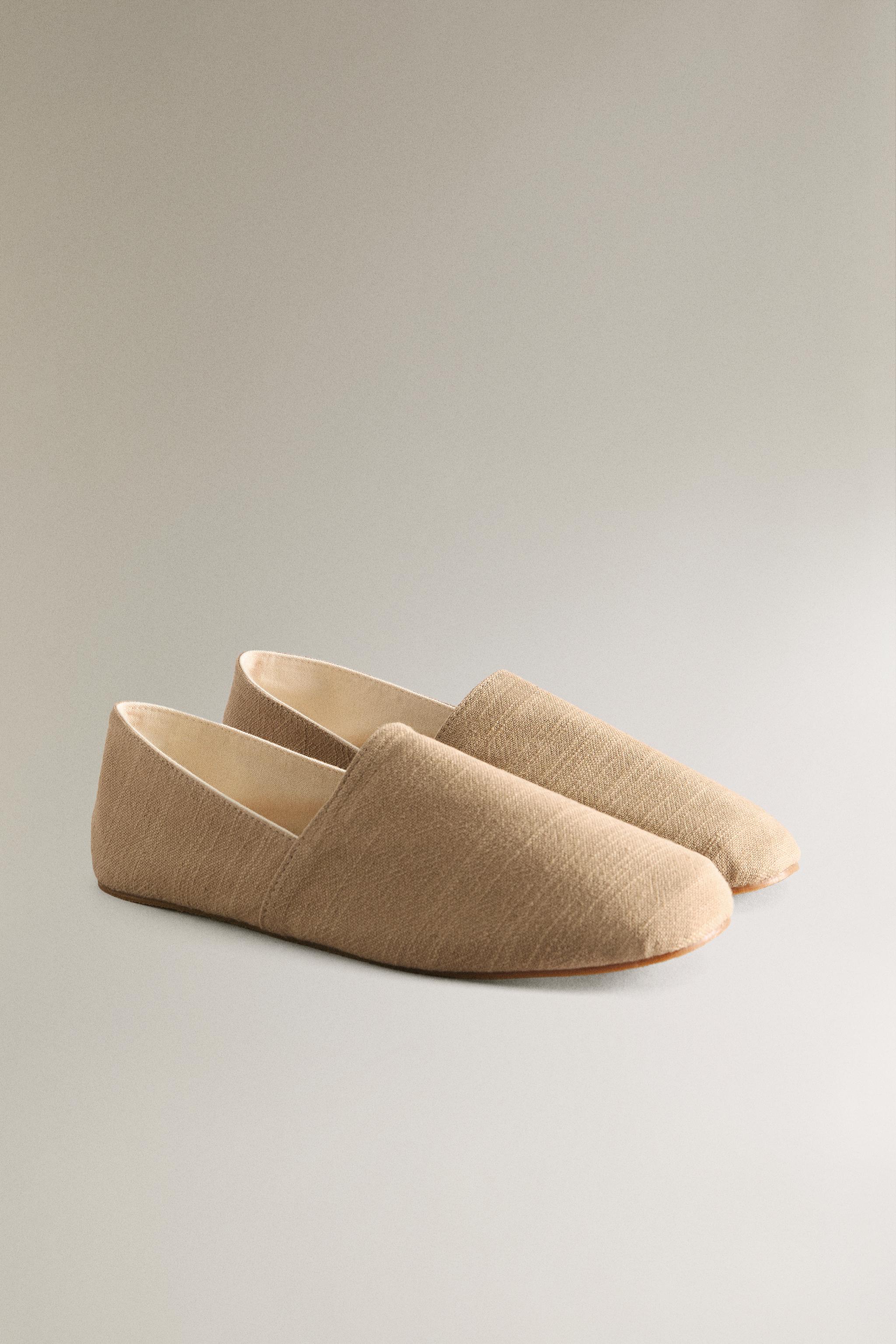 FABRIC MOROCCAN SLIPPERS