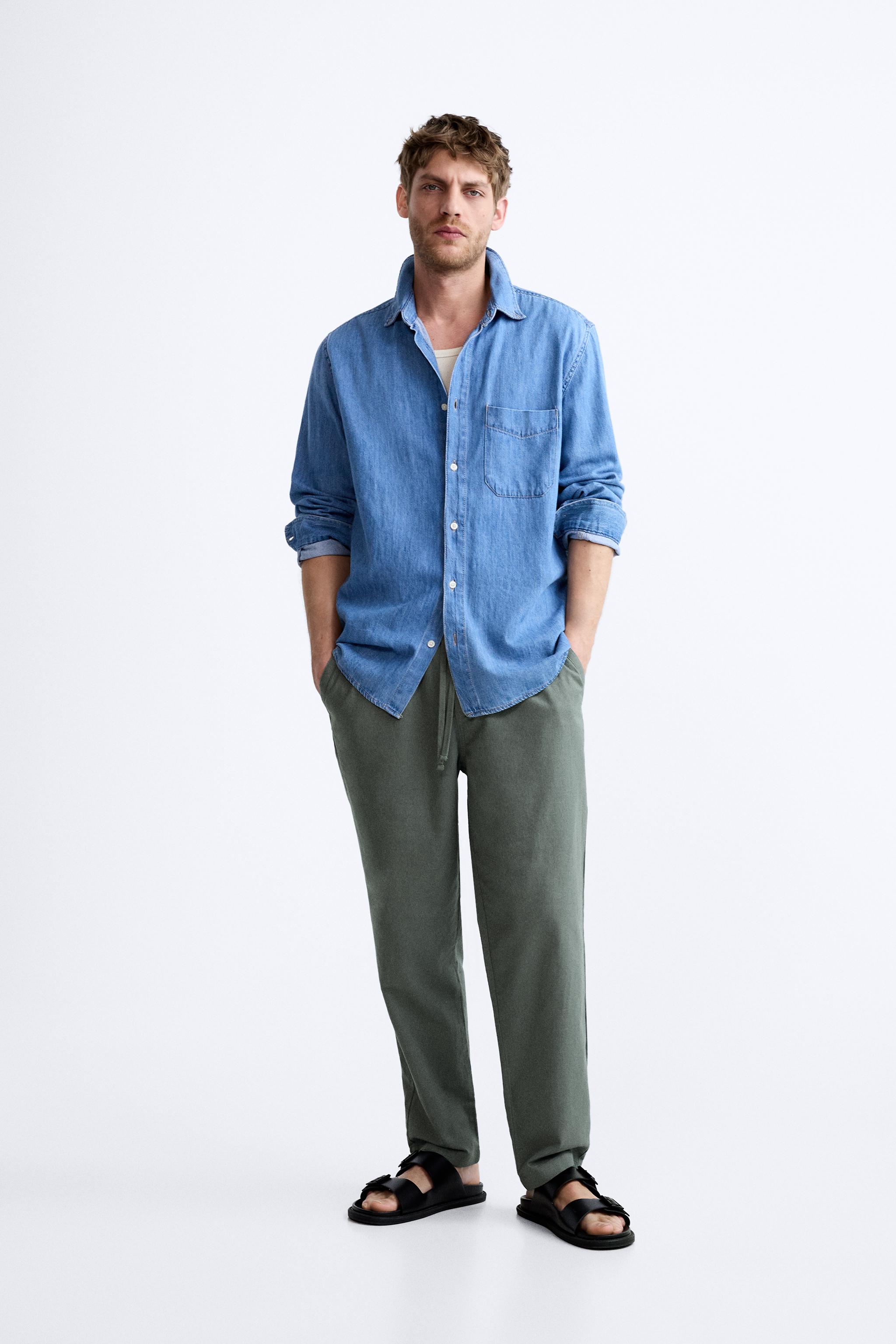 Zara hotsell linen pants