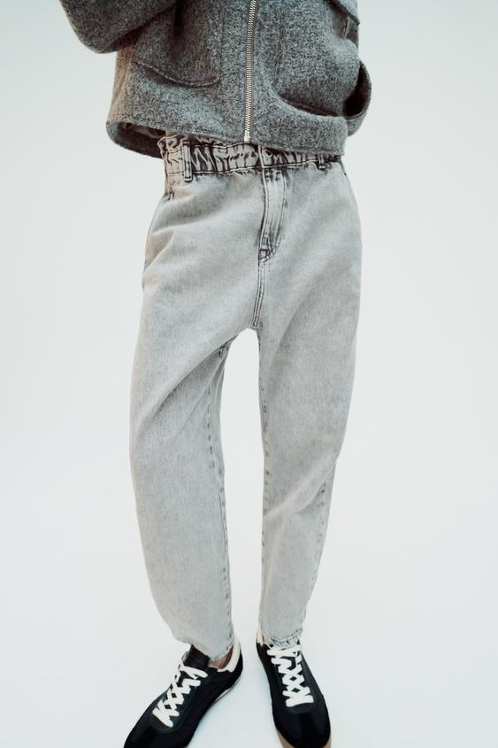Calça jeans feminina cintura alta slim stretch jeans colado ao corpo borla  cinto bandage skinny push up jeans feminino