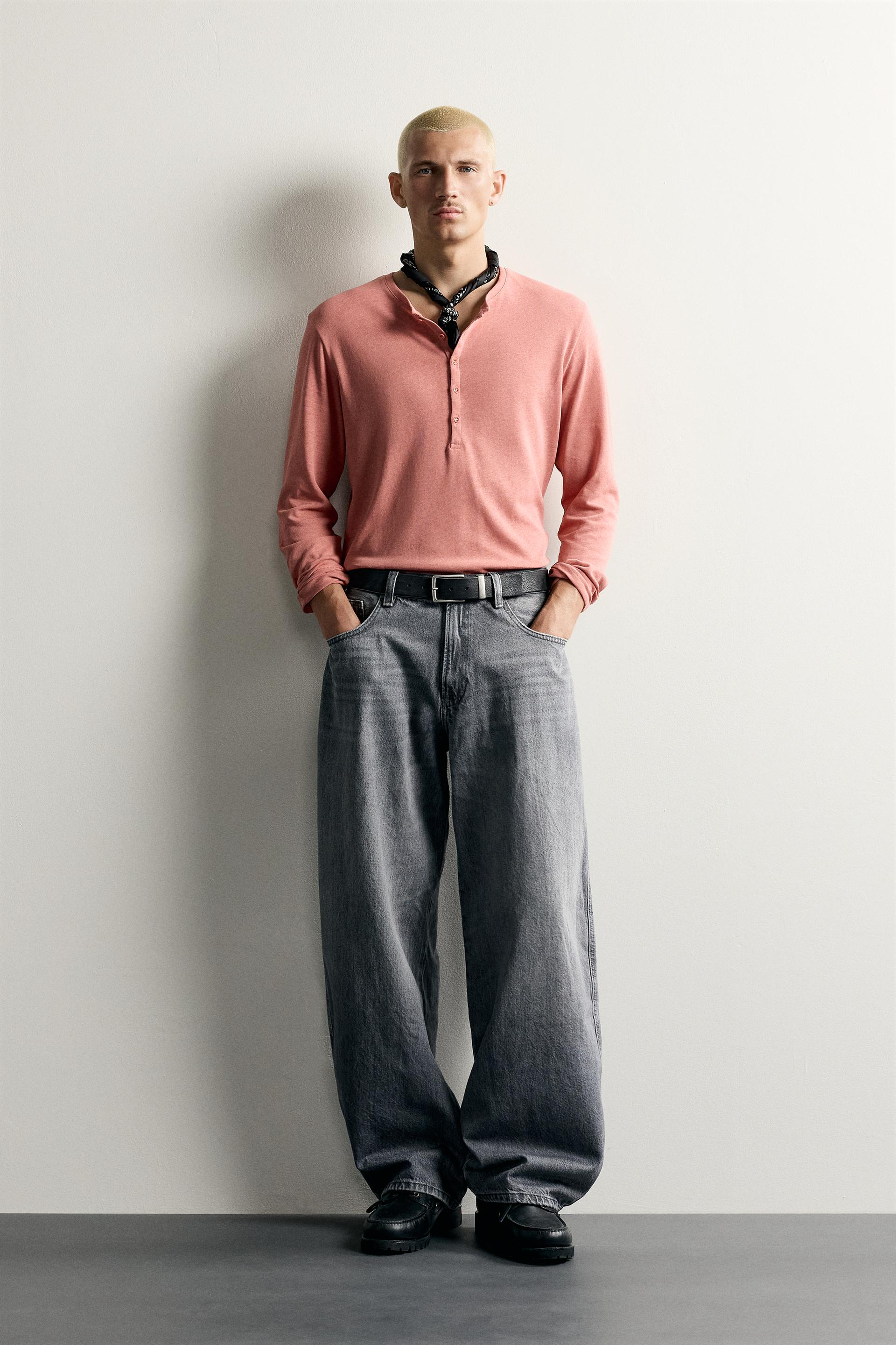 Relaxed Fit Cotton/Linen T-Shirt