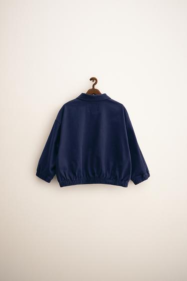 ZARA TIMELESS - CANVAS JACKET - Navy blue by Zara - Image 1