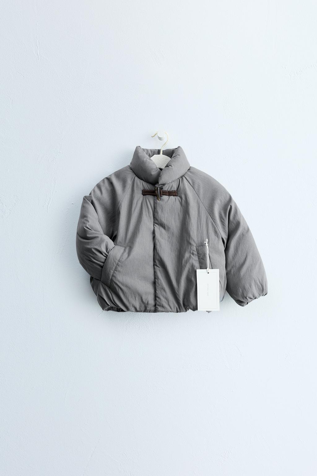 ZARA TIMELESS - FROG-FASTENING PUFFER COAT