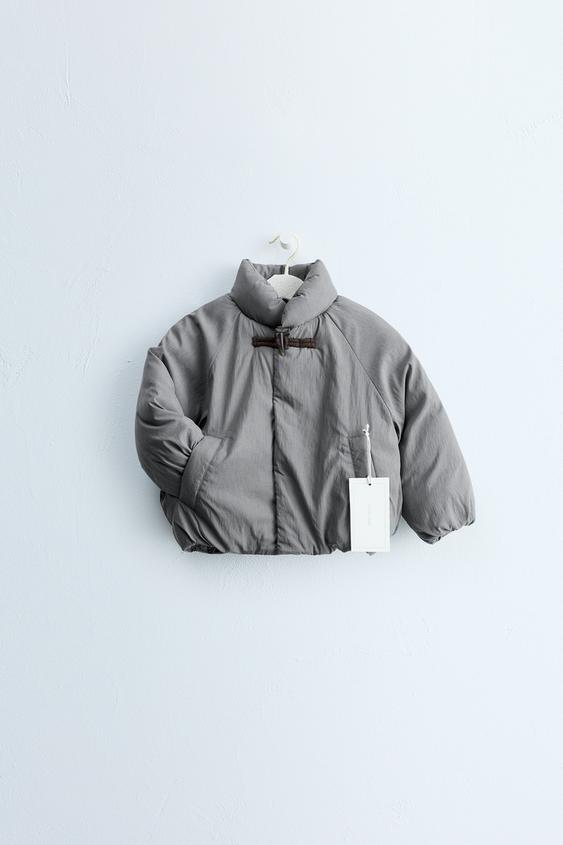 Zara ZARA TIMELESS – PROŠIVENI KAPUT SA ALAMARIMA – mid-siva – Slika 0