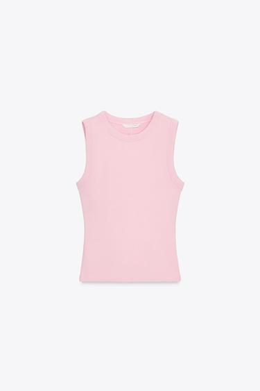 Zara RIB TOP - Pink