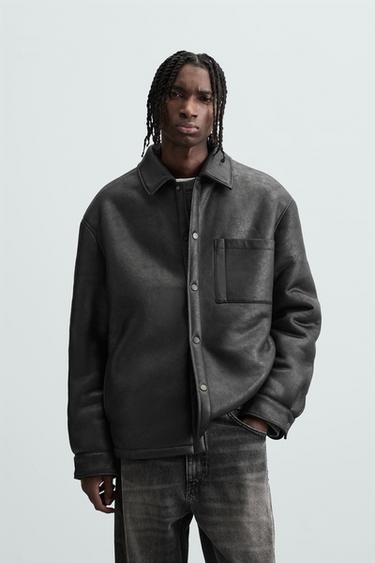 SOBRECAMISA DOBLE FAZ - Negro de Zara