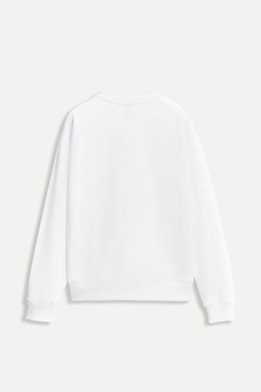 50TH ANNIVERSARY PATCH CREW NECK SWEATSHIRT - White by Zara - Image 1