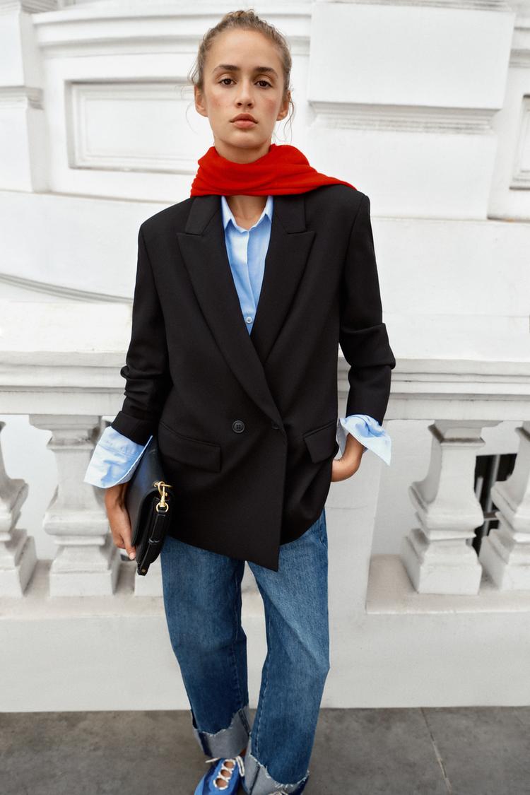 Blazer cruzado de corte oversize 5
