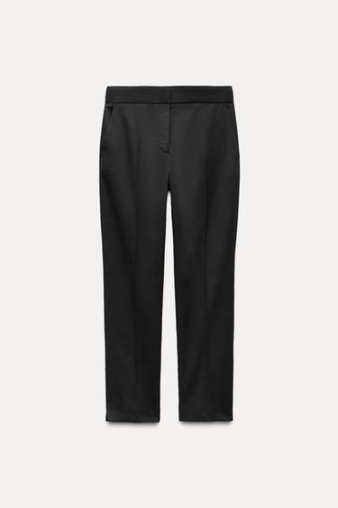 CALÇA CROPPED MACIA - Preto da Zara