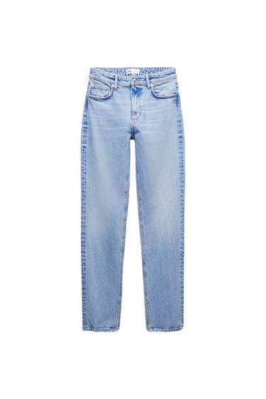 SLIM-FIT SPLIT-HEM TRF JEANS