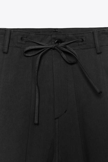 BALLOON CARGO TROUSERS - Black by Zara - Image 8